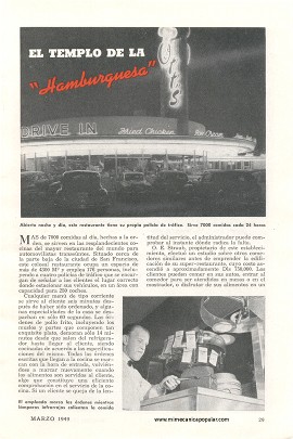 El Templo de la Hamburguesa - Marzo 1949