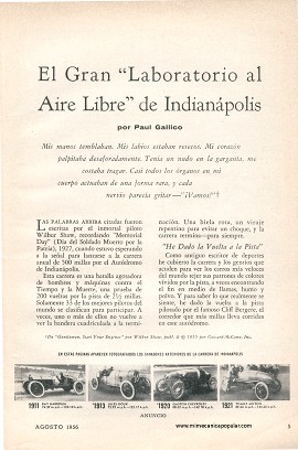 Publicidad - Neumáticos Firestone - Agosto 1956
