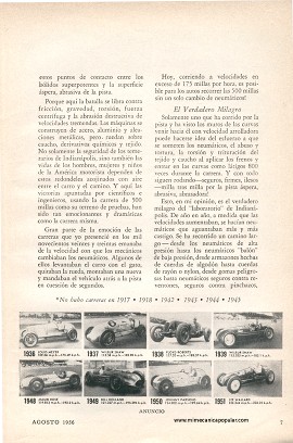 Publicidad - Neumáticos Firestone - Agosto 1956
