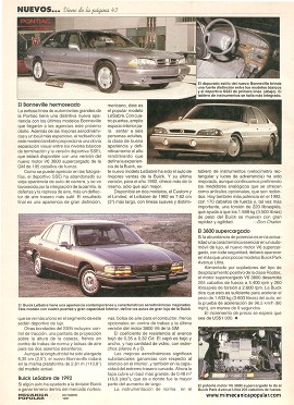 Los Nuevos Autos de Octubre 1991