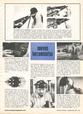 Conozca sus Herramientas - Septiembre 1971