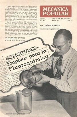 Empleos para la Fluoroquímica - Mayo 1952