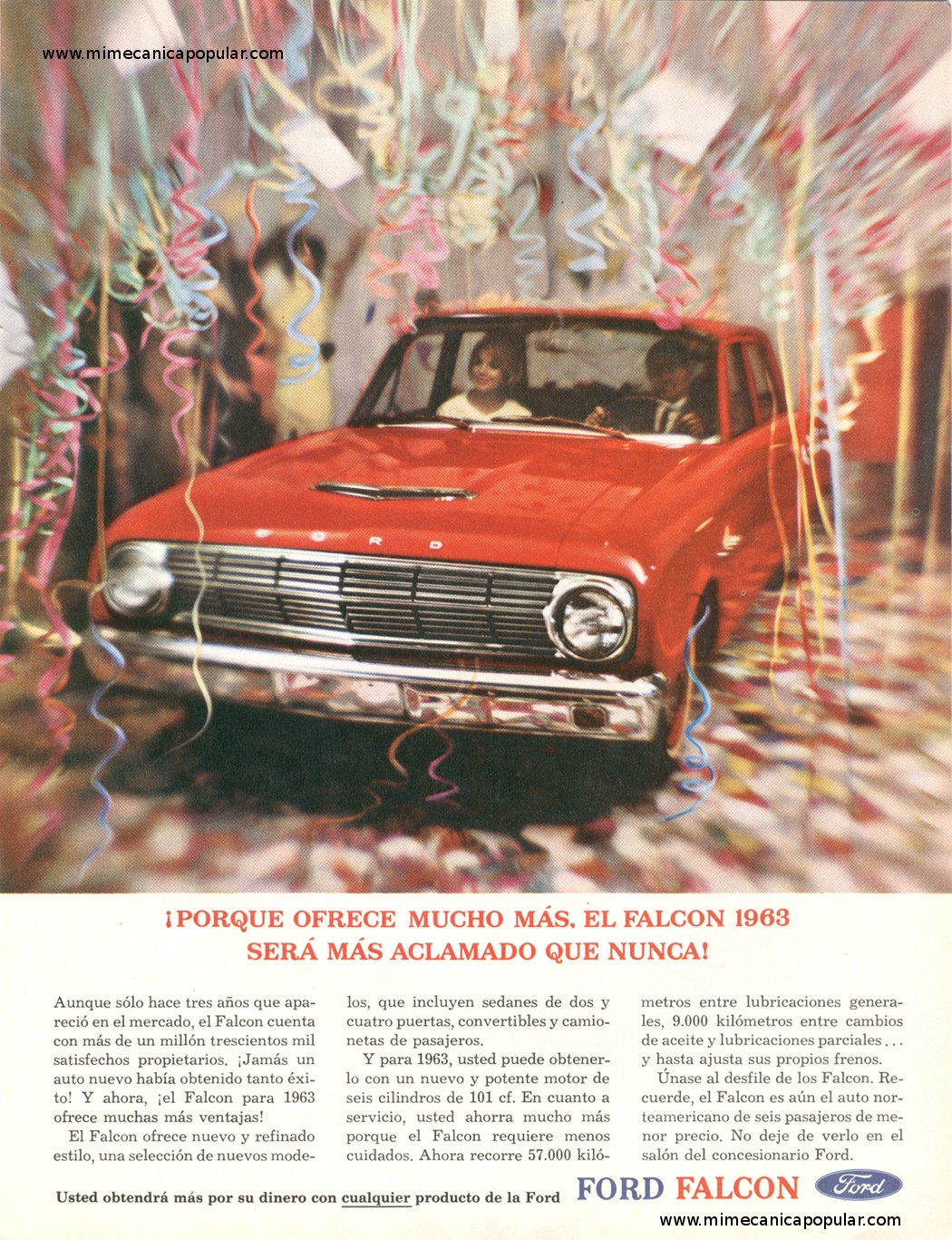 Publicidad - Ford Falcon - Febrero 1963