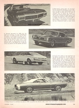 Autos Personales: Veloces, Elegantes y Deportivos - Enero 1969