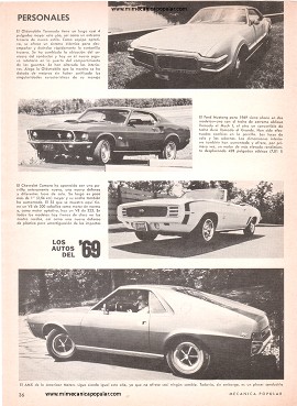 Autos Personales: Veloces, Elegantes y Deportivos - Enero 1969