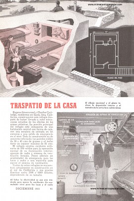 Refugio en el Traspatio de la Casa - Diciembre 1951