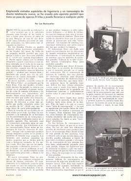 El Televisor a Color más Pequeño del Mundo - Marzo 1969