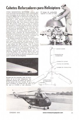 Cohetes Reforzadores para Helicóptero - Enero 1955