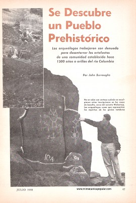 Se Descubre un Pueblo Prehistórico - Julio 1958
