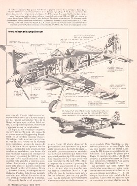 Aviones para hacer en casa - Abril 1978