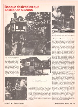 Bosque de árboles que sostienen su casa - Octubre 1978