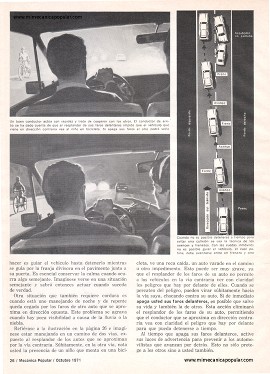 Cómo reaccionar en la carretera ante los peligros imprevistos - Octubre 1971