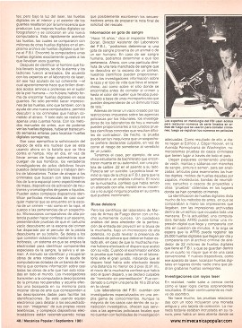 Computadoras contra el crimen - Septiembre 1981