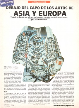 Debajo del capo de los autos de Asia y Europa - Marzo 1993