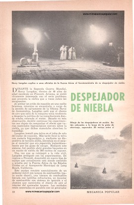 Despejador de Niebla - Febrero 1952