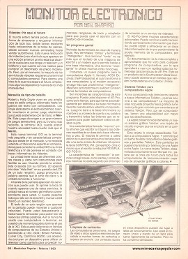 Monitor Electrónico - Febrero 1983