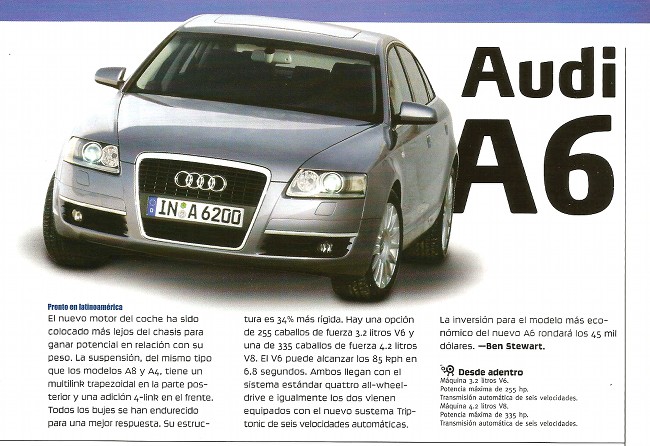 Audi A6 - Julio 2004