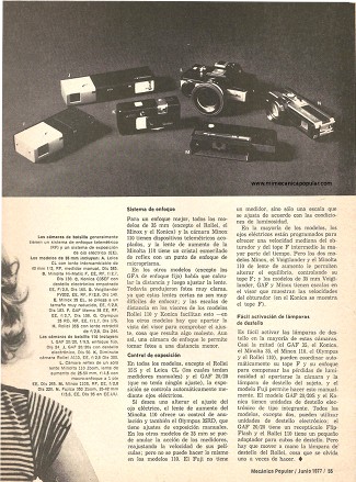 De nuevo las mini-cámaras - Junio 1977