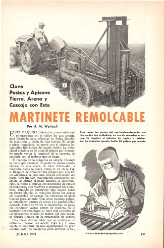 Martinete Remolcable - Junio 1959
