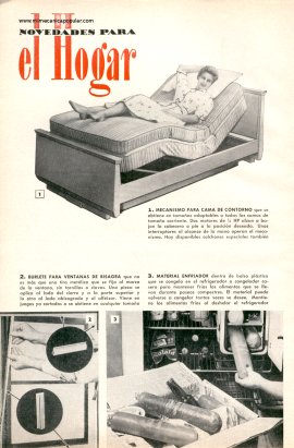 Novedades para el Hogar - Octubre 1954