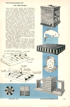 Tallados a Mano - Marzo 1953