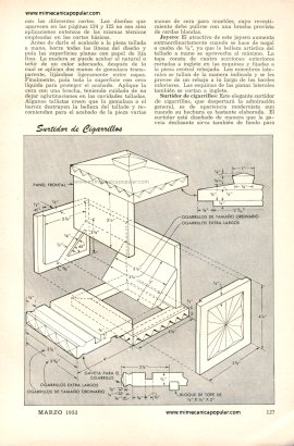 Tallados a Mano - Marzo 1953