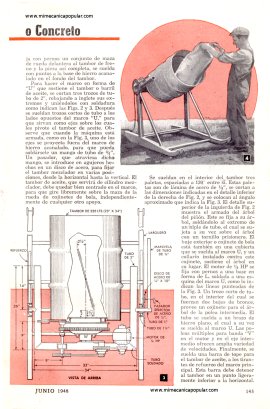 Mezcladora Mecánica para Grano, Simiente, o Concreto - Junio 1948