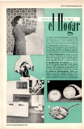 Novedades para el Hogar - Abril 1953