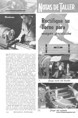 Rectifique su Torno para mayor precisión - Agosto 1951