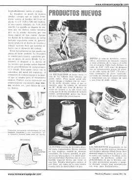 ¿Labrado de Aluminio? - Agosto 1972