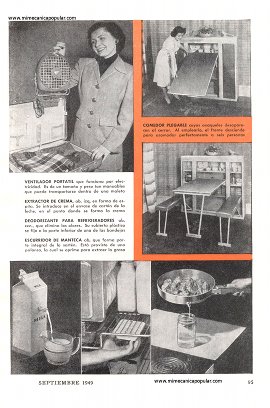 Novedades Para el Hogar - Septiembre 1949