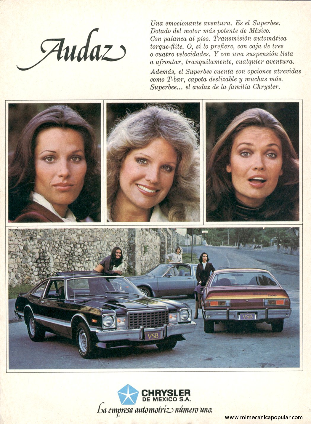 Publicidad - Chrysler Superbee - Abril 1978