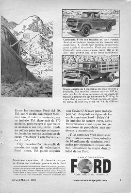 Publicidad - Camiones Ford 1959 - Diciembre 1958