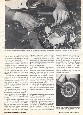 Recuerde Cambiar los Filtros en el Auto - Octubre 1972
