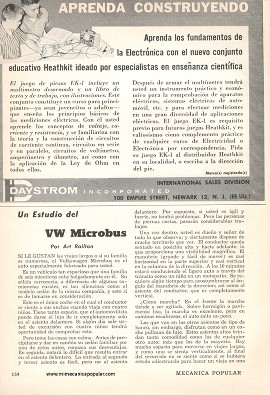 En Estudio del VW Microbus - Agosto 1960