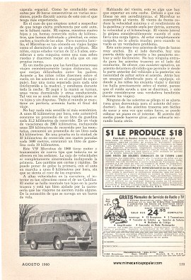 En Estudio del VW Microbus - Agosto 1960