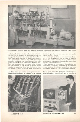 ¿Fábricas Automáticas en lo Futuro? - Agosto 1954