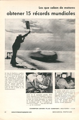 Publicidad - Bujías Champion - Febrero 1960