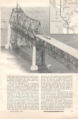 El puente de la bahía de Tampa mide 22 kilómetros - Octubre 1954