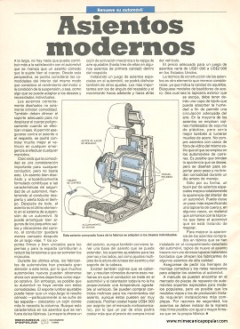 Asientos modernos para el automóvil - Diciembre 1989