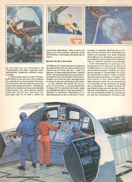 Entrenando astronautas - Febrero 1983