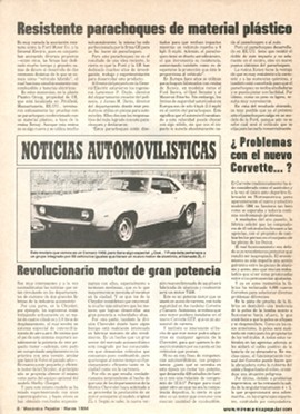 Noticias Automovilísticas - Marzo 1984