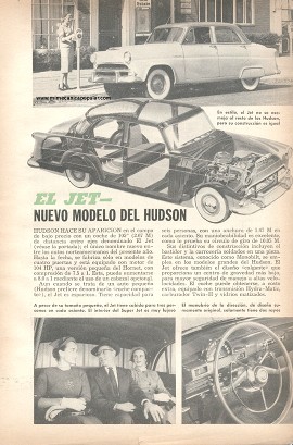 El Jet Nuevo Modelo del Hudson - Abril 1953