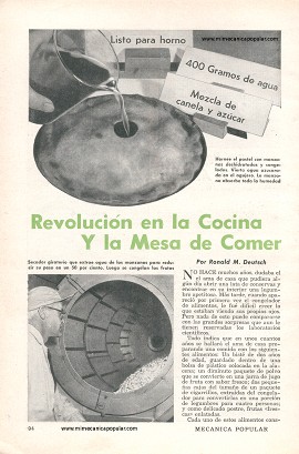 Revolución en la Cocina Y la Mesa de Comer - Febrero 1956