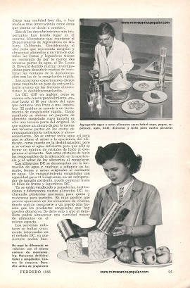 Revolución en la Cocina Y la Mesa de Comer - Febrero 1956