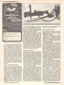Cómo remolcar con autos compactos - Junio 1980