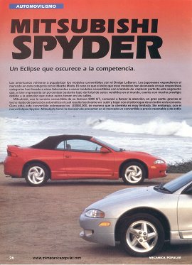 Mitsubishi Spyder - Mayo 1996