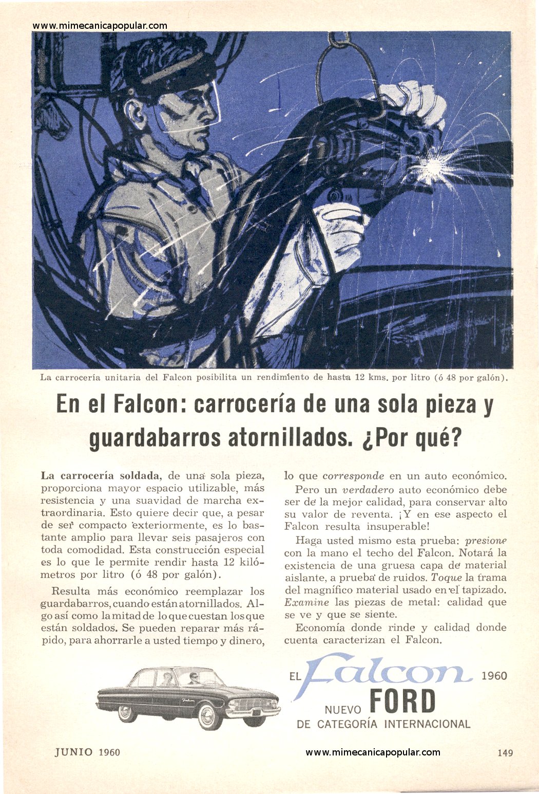 Publicidad - Ford Falcon - Junio 1960