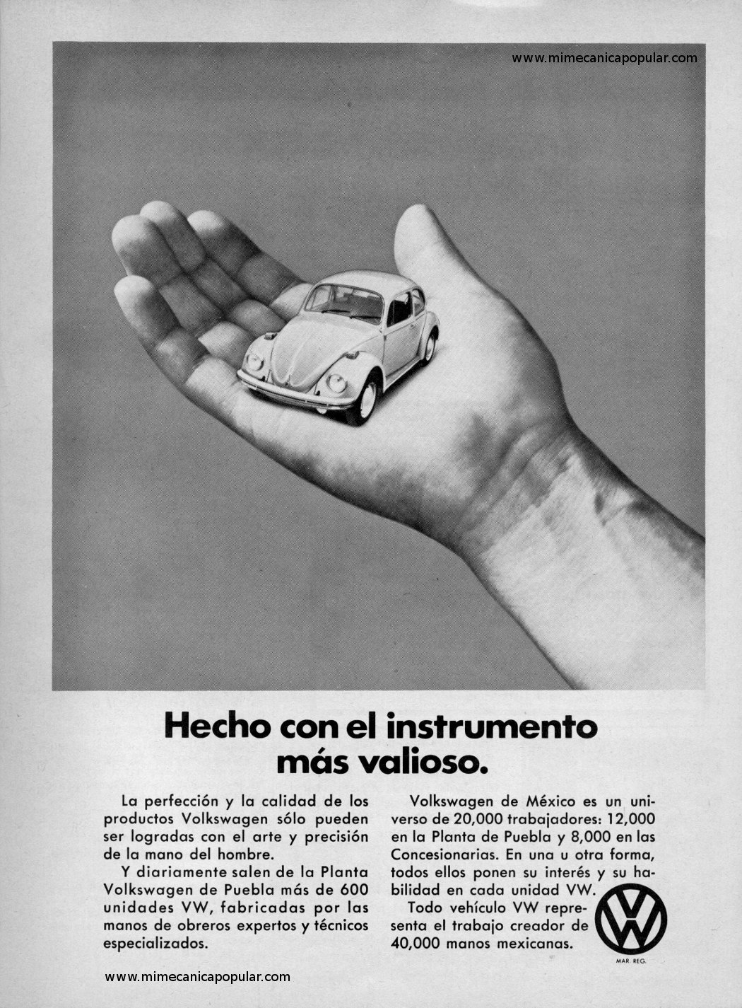 Publicidad - Volkswagen Sedan - Junio 1975