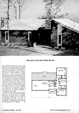 Viviendas de arquitectura funcional - Julio 1971